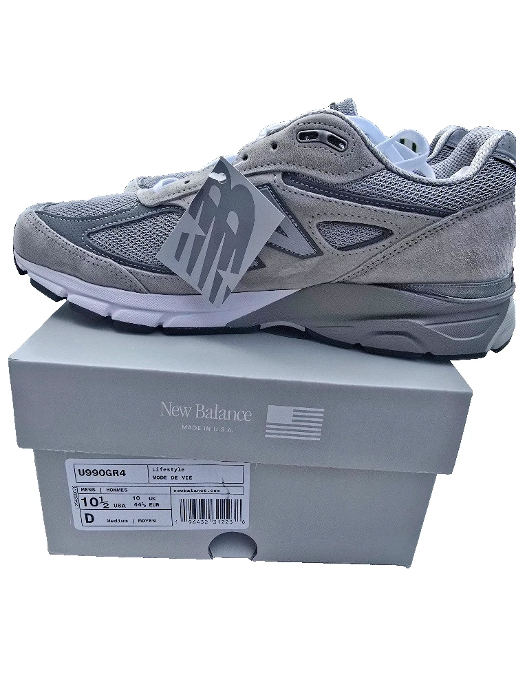 New Balance 990v4 Made in USA Grey Silver for Sale | Authenticity