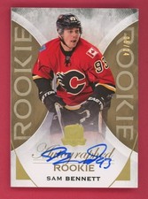 2015-16 The Cup Sam Bennett RC Auto /24 Gold Rookie Autograph #194 Flames