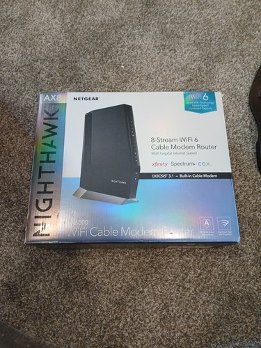 LESEN!!! Netgear Nighthawk AX8 WiFi 6 Kabelmodem Router AX6000 - Bild 7 von 7