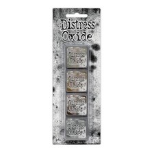 Tim Holtz Distress Mini Oxide Ink Pads 4pcs - Kit #12