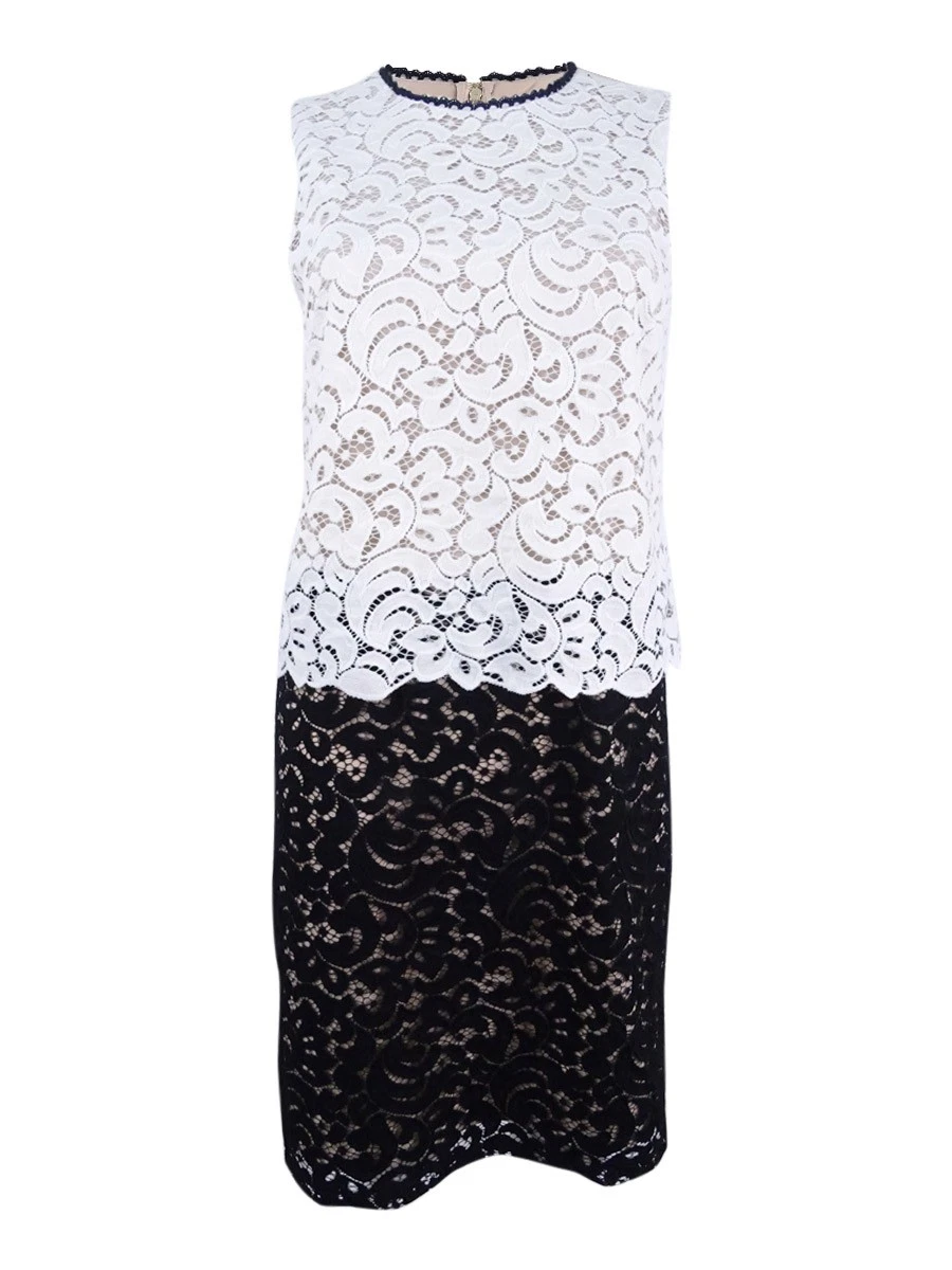 chinese dress ladies Tommy Hilfiger Women's Dresses Sheath,Black,2 at Amazon Women's Clothing  store main image 0