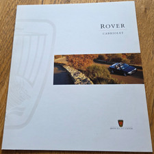 1996 ROVER CABRIOLET car brochure sales catalogue / literature. Rover 200