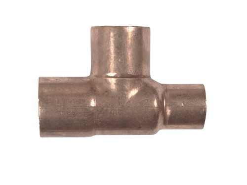 Mueller Streamline W01700D Copper Tee 3/4x1/2x3/4 Sweat Dia. in. (Pack of 10)