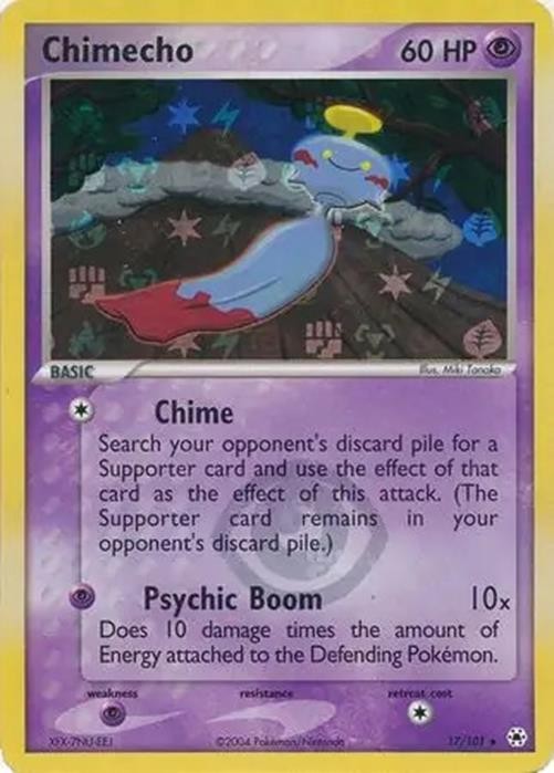 Chimecho - 17/101 - Pokemon Ex Hidden Legends Reverse Holo MP
