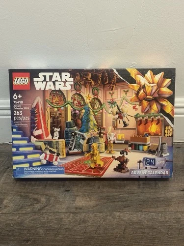 LEGO Star Wars Advent Calendar 2025 (75418) Kids Toy - Holiday Countdown Playset