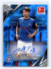 Shuto Machino 2024-25 Topps Chrome Bundesliga Sapphire Auto *ke