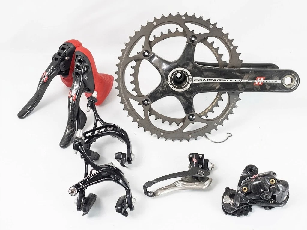 Campagnolo Super Record 11 2x11 Groupset ST FC FD RD BR Rim Brake