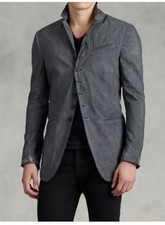  1698 NWT New John Varvatos Collection Woodward Multibutton Jacket EU 48 USA 38