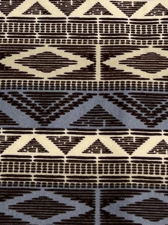 Леггинсы LuLaRoe TC2 высокие изогнутые 2 осени КОРИЧНЕВЫЕ AZTEC в полоску вестерн шеврон лаунж - Изображение 3 из 4