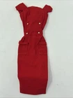 Barbie Vintage 1960s Sheath Sensations Red Dress Japan