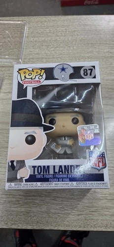 Funko Pop! NFL: Dallas Cowboys - Tom Landry #87 W/ Protector