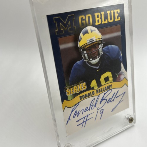 💙Signature series Michigan go blue autograph football cards 💛 - Picture 21 of 24
