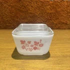 ✨Vintage Find✨ Pyrex Pink Gooseberry #501 Refrigerator Dish With Lid
