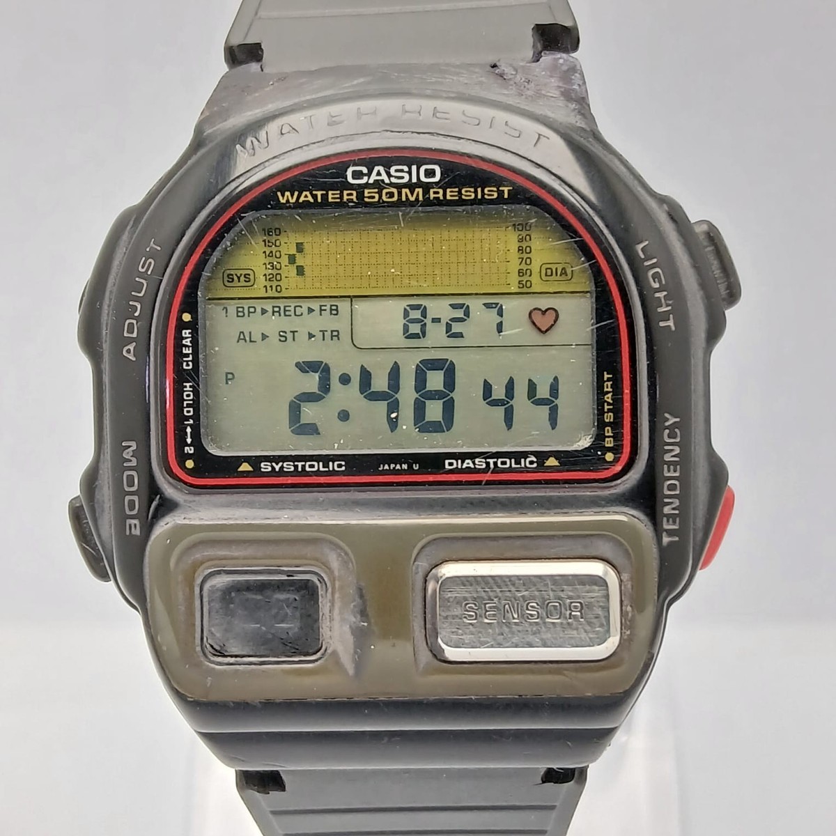 Casio BP-100 Blood Pressure Moniter Digital Quartz Vintage Men’s Watch