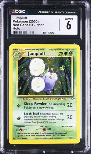 Jumpluff (Unlimited) graded CGC 6 for sale on eBay