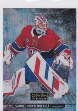 2024-25 O-Pee-Chee OPC Platinum #96 Samuel Montembeault Cosmic Parallel /65