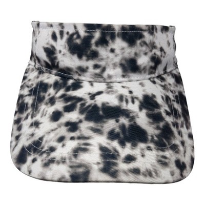 Unbranded Strapback Visor Hat Multicolor One Size Tie Dye Outdoor Blank