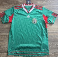 Adidas Mexico 2010 World Cup Home Futbol Soccer Jersey Youth Kids Size 10 S Rare