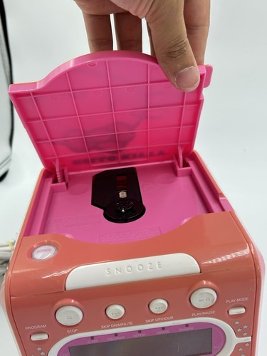 Hello Kitty CD Player AM/FM Radio Wecker 2014 Sanrio getestet funktioniert - Bild 6 von 8