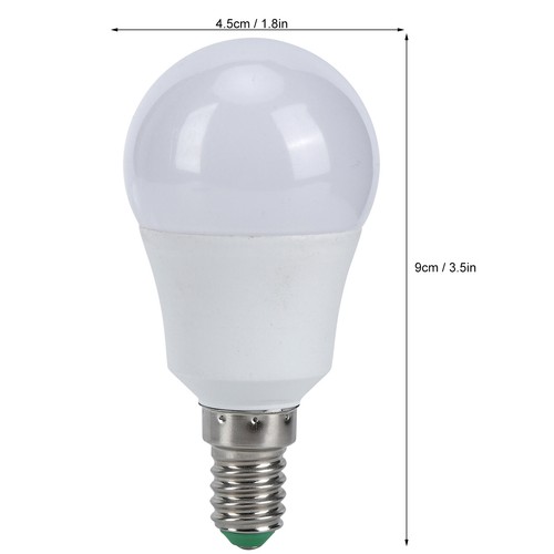 (RGB Pure White 6000K E12 Lamp Socket)45W LED RGB Bulb Light Colorful - Picture 18 of 24