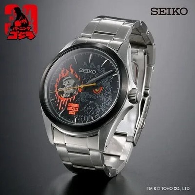 SEIKO DECOR 30th Anniversary 置時計 セイコー Burning Godzilla 30th Anniversary Seiko Collaboration Model Watch