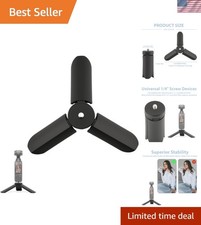 Versatile Mini Tripod with 1/4" Screw for DJI OSMO Pocket  Insta360 Cameras