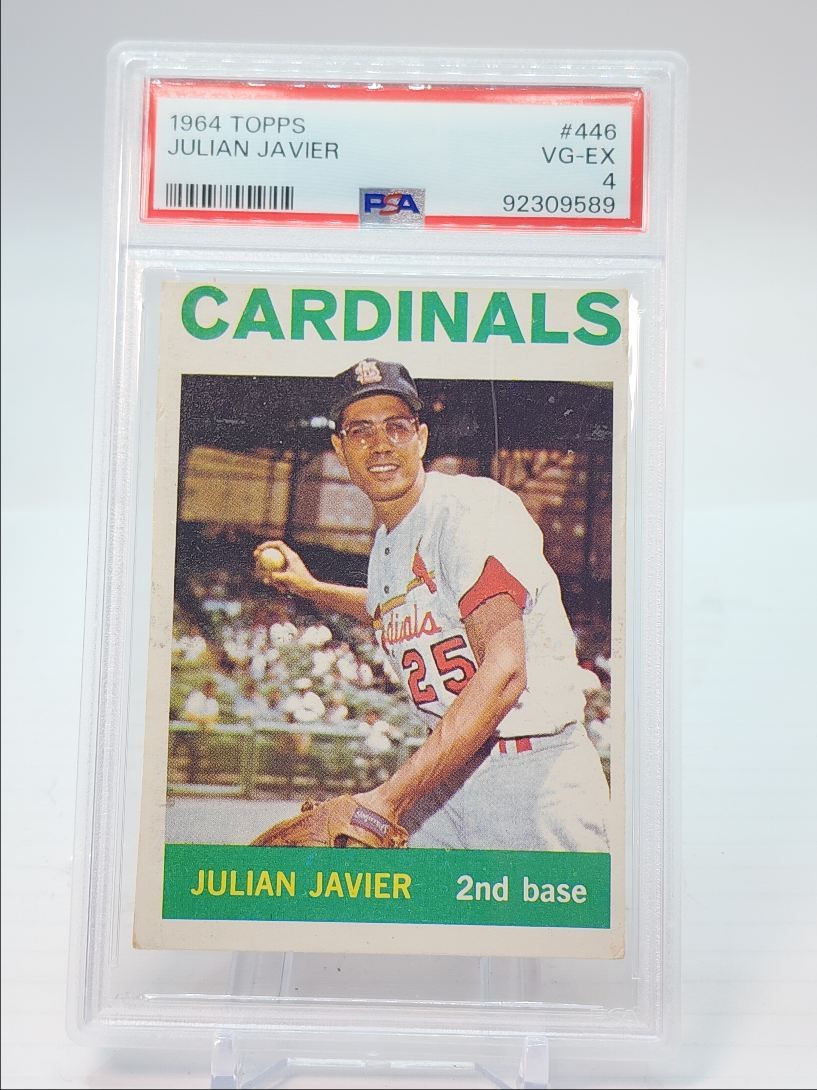 JULIAN JAVIER 1964 TOPPS BASEBALL ST. LOUIS CARDINALS #446 Q3387