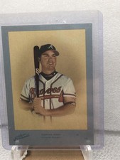CHIPPER JONES HOF 2005 54/55 Donruss Studio Portraits ZENITH BLUE COLOR SP-10