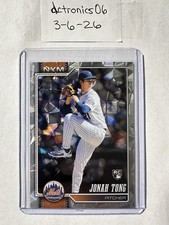 2026 Topps Series 1-Diamante Jonah Tong New York Mets Rookie Baseball