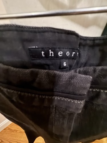 THEORY Cute Denim Pants Size 6 Excellent Condition - Picture 5 of 5
