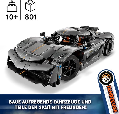LEGO Technic Koenigsegg Jesko 42173 - Supercar, regalo e decorazione da 8 anni - Foto 7 di 10