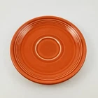 Fiesta Ware Persimmon Saucer HLC Lead Free USA 2000 (OOC) 6 Inch