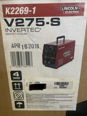 LINCOLN ELECTRIC Invertec V275-S Stick Welder K2269-1