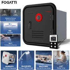 FOGATTI RV Tankless Water Heater 60,000 BTU Camper Instant Hot Water Heater