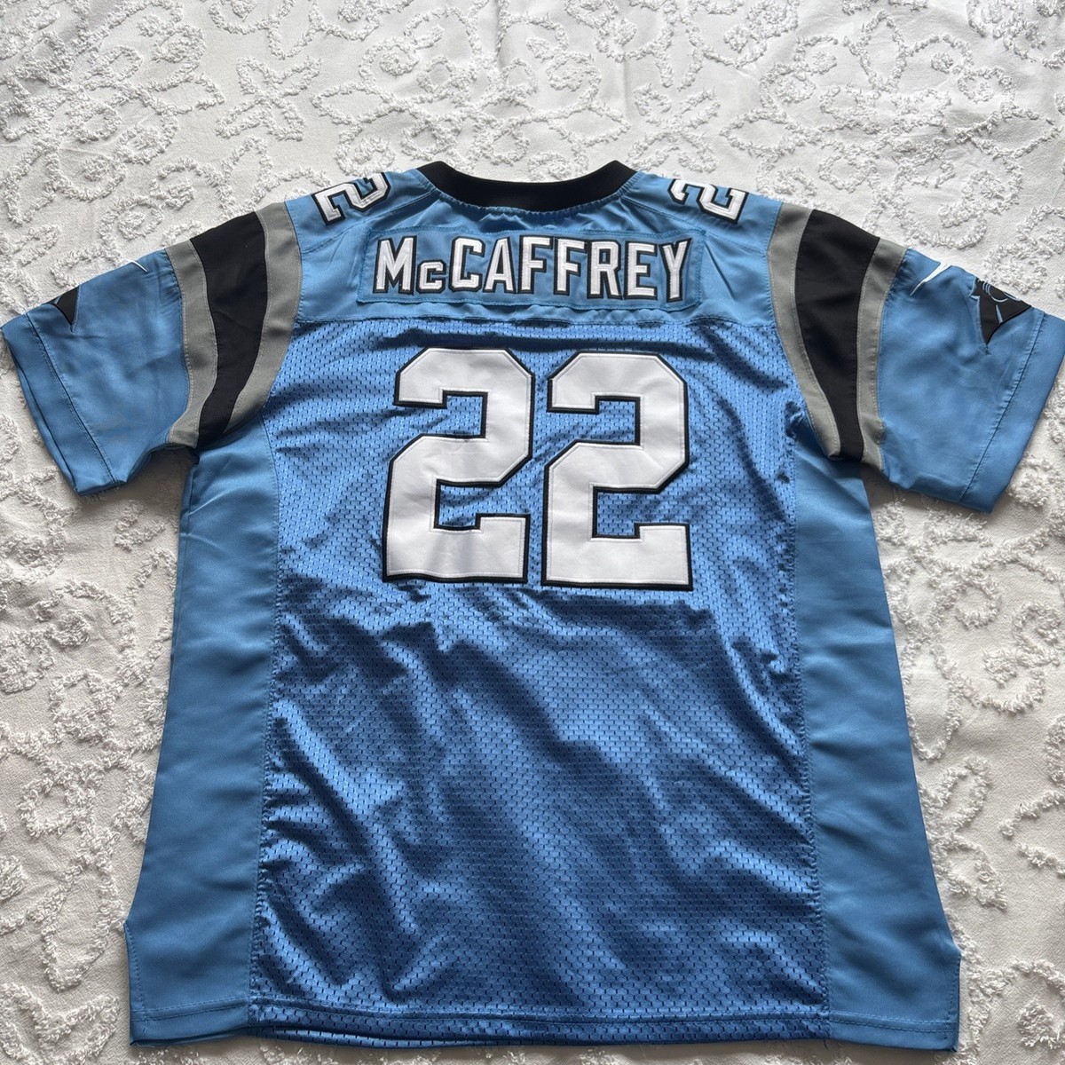 christian mccaffrey jersey RARE #22 Powder Blue Authentic Nike