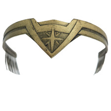 DC Comics S17 Wonder Woman Tiara Headband Brass Tone Metal Accessory Costume