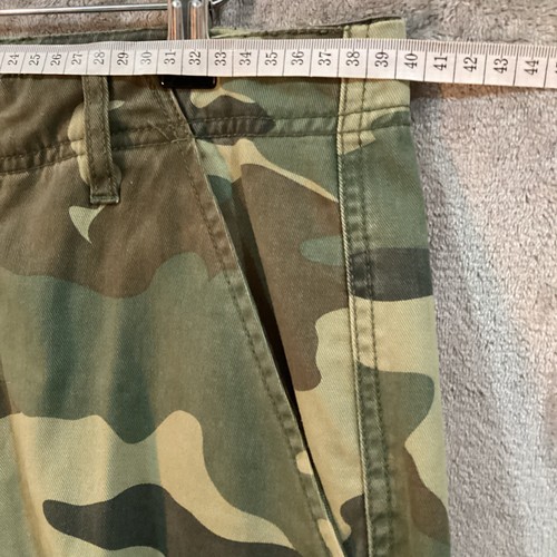Supre Camouflage Cargo Pants Sz 10 Leg Pockets 100% Cotton Army - Picture 4 of 5