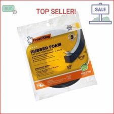 Frost King R538H Foam Tape, 3/8" W, 5/16" T, 10 ft L, Black