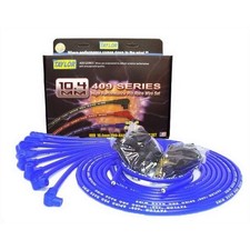 Taylor 79651 V8 409 Pro Race Spark Plug Wires, 10.4mm, Blue, 90 Degree Plug Boot