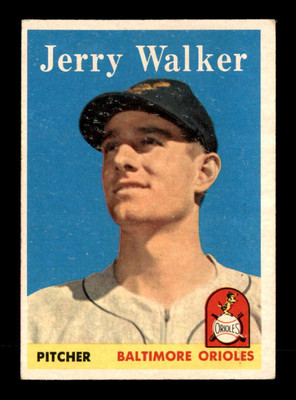 1958 Topps #113 Jerry Walker RC EX/EX+ X2656110