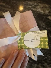 Michael Miller Mirror Dot Ball FQB metallic OOP VHTF quilting cotton 20 pc