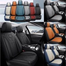 For Volkswagen Arteon CC Taos Polo Vento 5-Seat full Set PU Leather Seat Cover