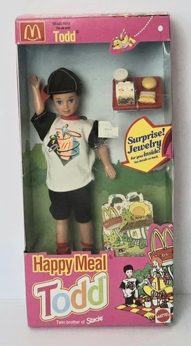 VINTAGE MATTEL 1993 MCDONALDS HAPPY MEAL TODD DOLL, BROTHER OF STACIE, NEW, NRFB