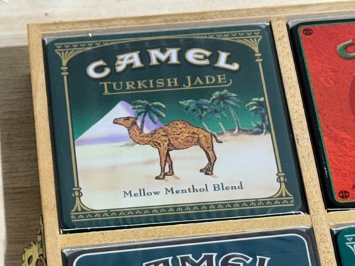 Vintage Camel Zigaretten Holz BOX | Exotische Mischungen | LEERE Dosen INNEN Display Box - Bild 7 von 14