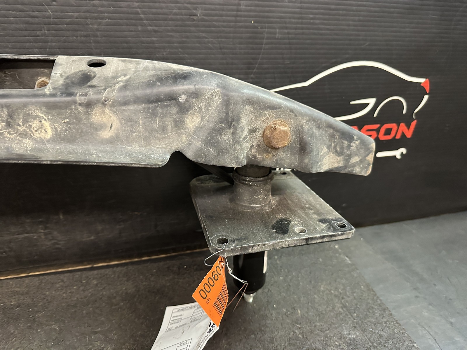 03-10 BENTLEY CONTINENTAL GTC REAR BUMPER REINFORCEMENT IMPACT REBAR 3W0807358B