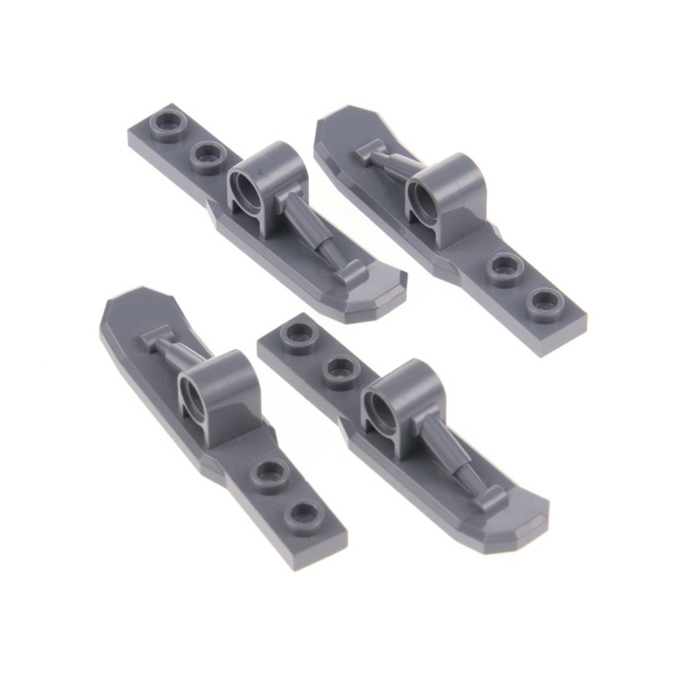 4X Lego Helicopter Land Ski Runners 1X6 New Dark Gray Runners 6068029 15540