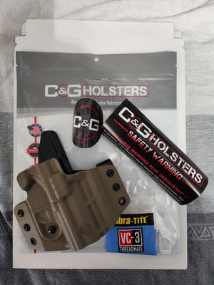 C&G Custom Covert OWB Kydex Holster For Sig Sauer P365