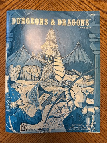 Advanced Dungeons and Dragons Basic Set Boxset⭐TSR AD&D 1001 Holmes 2nd Printing - Bild 2 von 23