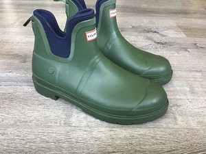 Hunter x Target Men Size 12 Green Rubber Ankle Rain Boots Gorpcore Utility Hunter x Target Men Size 11 Green Rubber Ankle Rain Boots  main image 3