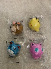 Pokemon Pikachu Marill Hoothoot Jigglypuff Battle Tops Kelloggs 2000 Vntge